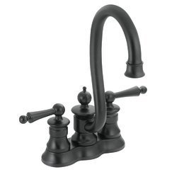 Moen Showhouse Waterhill CAS612WR Two Handle High Arc Bar Faucet - Wrought Iron