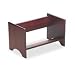 Office Products : Advantus 09753 Wood rack for letter size ring binders, 17-1/4wx10dx10h, mahogany finish