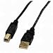 Compucessory 10429 Black 16' A-B USB 2.0 Cable w/Gold Plated, PVC Cable Jacket (CCS10429) Category: USB Cables