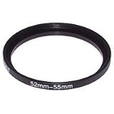 Adorama Step-Up Adapter Ring 52mm Lens to 55mm Filter Size