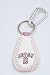 MLB New York Yankees Derek Jeter Pink Genuine Baseball Leather Key Chain