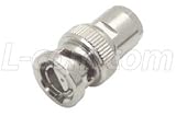 Twin BNC Cable Plug, Solder Type