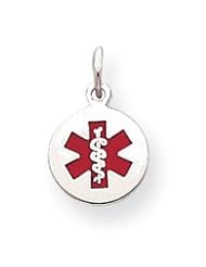 Sterling Silver Medical Jewelry Charm