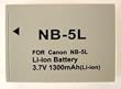 HQRP Replacement Li-Ion NB-5L Battery NB5L for CANON PowerShot SD700 SD800 IS SD900 SD 700 800 900 Digital Camera