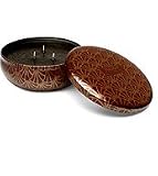 Voluspa Seasons French Bourban Vanille 3 Wick Candle Tin - B001H0LT3E