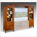 28T-3 - Harmony Tobacco Collection 3-Piece Big Screen Entertainment Center