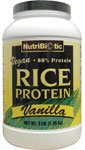 NUTRIBIOTIC VEGAN RICE PROTEIN Vanilla 3 lb.