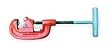 Westward 3CYV3 Heavy Duty Pipe Cutter, 1/8-2 In