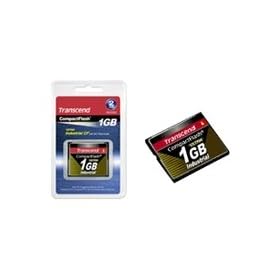 NEW - FLASH MEMORY CARD - 1 GB - COMPACTFLASH CARD - 3.3 / 5 V - 100X - TS1GCF100I
