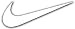 Nike Swoosh Logo Vinyl Sticker Decal-White-4 Inch