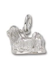 Rembrandt Charms Lhasa Apso Dog Charm
