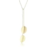 Privileged NYC Gold plated Leaf Lariat Necklac