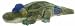 A&A Plush 8 inch Albert Gator Stuffed Animal GREEN