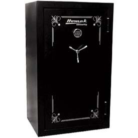 Homak HS50133360 36-Gun Electronic Key Pad Lock Fire Resistant Steel Safe, Black, 23.79-Cubic Feet