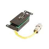 Cables To Go RapidRun - Wall plate - RS-232 - DB-9 (F) - MUVI connector (M) - black