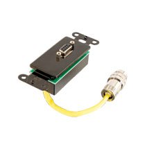 Cables To Go RapidRun - Wall plate - RS-232 - DB-9 (F) - MUVI connector (M) - black by Cables To Go