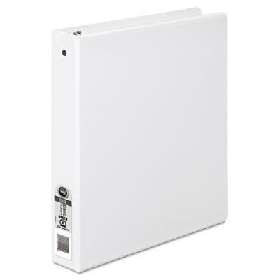 Wilson Jones Round Ring View Binder, 1-Inch Cap, 8-1/2 x 11, White (WLJ36214W)