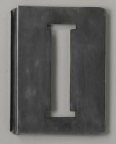 Aiden Gray Antique-style, Single Letter Wall Stencil ~ 7 1/2" X 10" X 1/4" ~ Letter I Only!