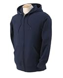 Adult Cotton Full-Zip Hooded Sweatshirt