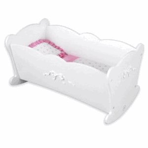 Tiffany Bow Lil Doll Cradle by