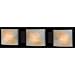 Three-Light Halogen Bathroom Fixture