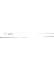 Box Chain 14K White Gold 20 Inch
