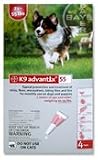 K9 Advantix Flea Control For Dogs, 21-55 lbs Red, 4 Month