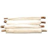 Bingo Buffalo Bully Stick Rawhide Wraps Dog Chew Treat 12" length- 6-count