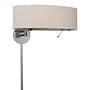 Chrome Dual Dimmer Plug-In Reading Wall Light
