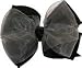 Posies Accessories Big Shell Grey/Black Hair Bow