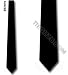 New Skinny Narrow Tie in Black 3"