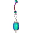 Rainbow Titanium Mood Belly Ring