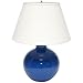 Haeger Potteries Blue Large Bristol Ceramic Table Lamp
