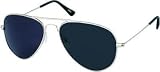 Aviator Style Unisex Designer Sunglasses 1047 Black