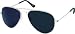 Aviator Style Unisex Designer Sunglasses 1047 Black