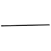 Boardwalk 285BLK 7-3/4 Inch Length Unwrapped Black Straw, Packs of 500 (Pack of 24)