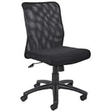 Boss Office Products B6105 Armless Budget Mesh Chairs Office