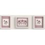 Calista Couture 3 Piece Framed Wall Art Decor