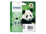 Epson T0501 Twin Pack - Print cartridge - 2 x black