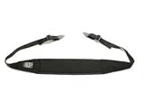Porta Brace Black Flex Camera Strap, Medium Duty Neckstrap for Still & Video Cameras with CamC Clips