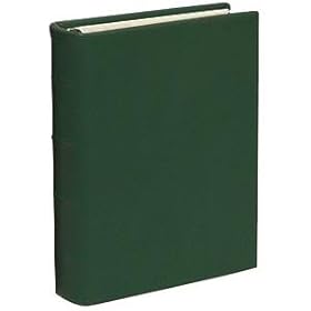 Traditional Green Leather 1-up Clear Pocket 3-ring Album by Graphic Image - 4x6