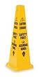 Tough Guy 2LEC7 Safety Cone, Caution Safety First