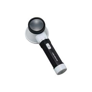 【クリックでお店のこの商品のページへ】MIZAR-TEC(ミザールテック) 手持ちルーペ ライト・スケール付き 5倍 RF-350