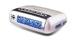 Moshi Speak n Set Touch Activated Travel Alarm Clock, White