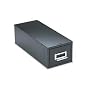 Buddy Products 1335-4 Buddy Products Single Drawer Steel 3 x 5 Card Cabinet, 16"D, 1500-Card Cap, BK