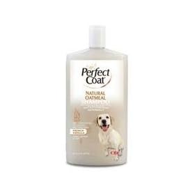 8 in 1 Perfect Coat Natural Oatmeal Shampoo for Dogs, 32 Ounce Bottle, French Vanilla Scent by 