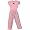 Childrens Pink Pajamas German Shepherd Black