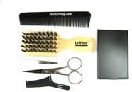 eBARBERSHOP "Beard Gear" 6 Piece Beard & Moustache Grooming Kit In Soft Pouch (B1) by eBarbershop