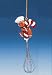 Gingerbread Kisses Boy Holding Whisk Kitchen Utensil Christmas Ornament 5"