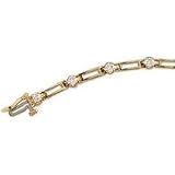 14K Yellow Gold Diamond Bracelet